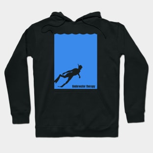 Underwater Therapy man Hoodie